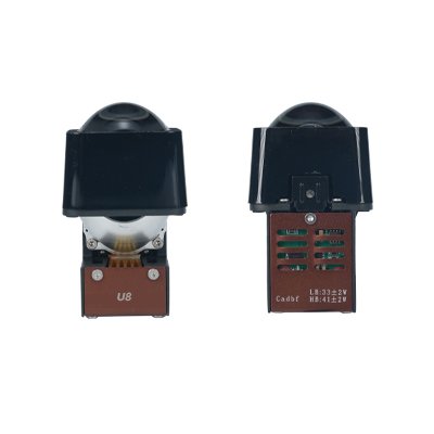 1.5英寸汽车大灯方形双光LED透镜U8