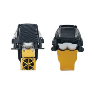 Car headlights with three lamp cups, dual far and dual near fishbone daytime running lights, LED lens T043