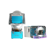 1.5-inch car headlight square dual light LED lens U8T